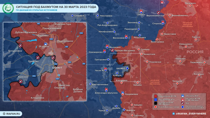 Война на Украине: военная спецоперация на Украине последние новости сегодня 31 марта, СВО обзор событий, новая карта боевых действий на Украине, когда будет окружён Бахмут, обстановка на Донбассе в ДНР, ЛНР, Херсонской и Запорожской областях, что происходит в Бахмуте (Артёмовске), главные новости с линии фронта сегодня 31.03.2023, операция Z, Юрий Подоляка новое видео