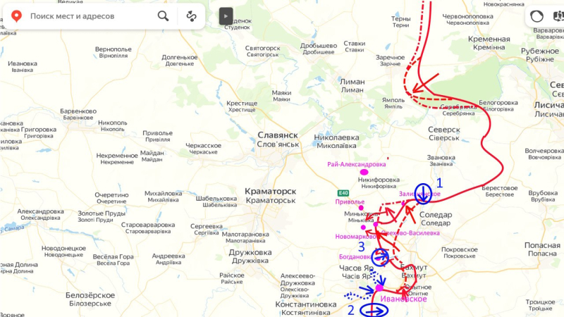 Артемовск (Бахмут) сегодня, 12 мая 2023: карта боевых действий, где идут бои, последние новости на 12.05.2023, штурм и оборона города, наступление армии РФ на Артёмовск сейчас