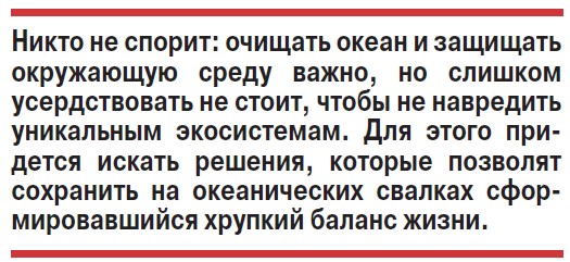 Борьба за экологию может нарушить экосистему океана