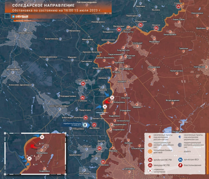 Война на Украине: военная спецоперация на Украине последние новости сегодня 16 июля, СВО обзор событий, новая карта боевых действий на Украине, наступление ВСУ, обстановка на Донбассе в ДНР, ЛНР, Херсонской и Запорожской областях, что происходит на Времьевском выступе, главные новости с линии фронта сегодня 16.07.2023, свежие новости из Орехова, операция Z, Юрий Подоляка новое видео